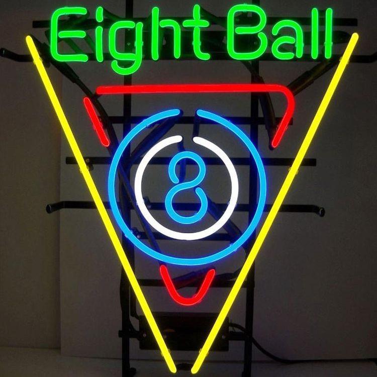 Eight Ball Neon Sign 2